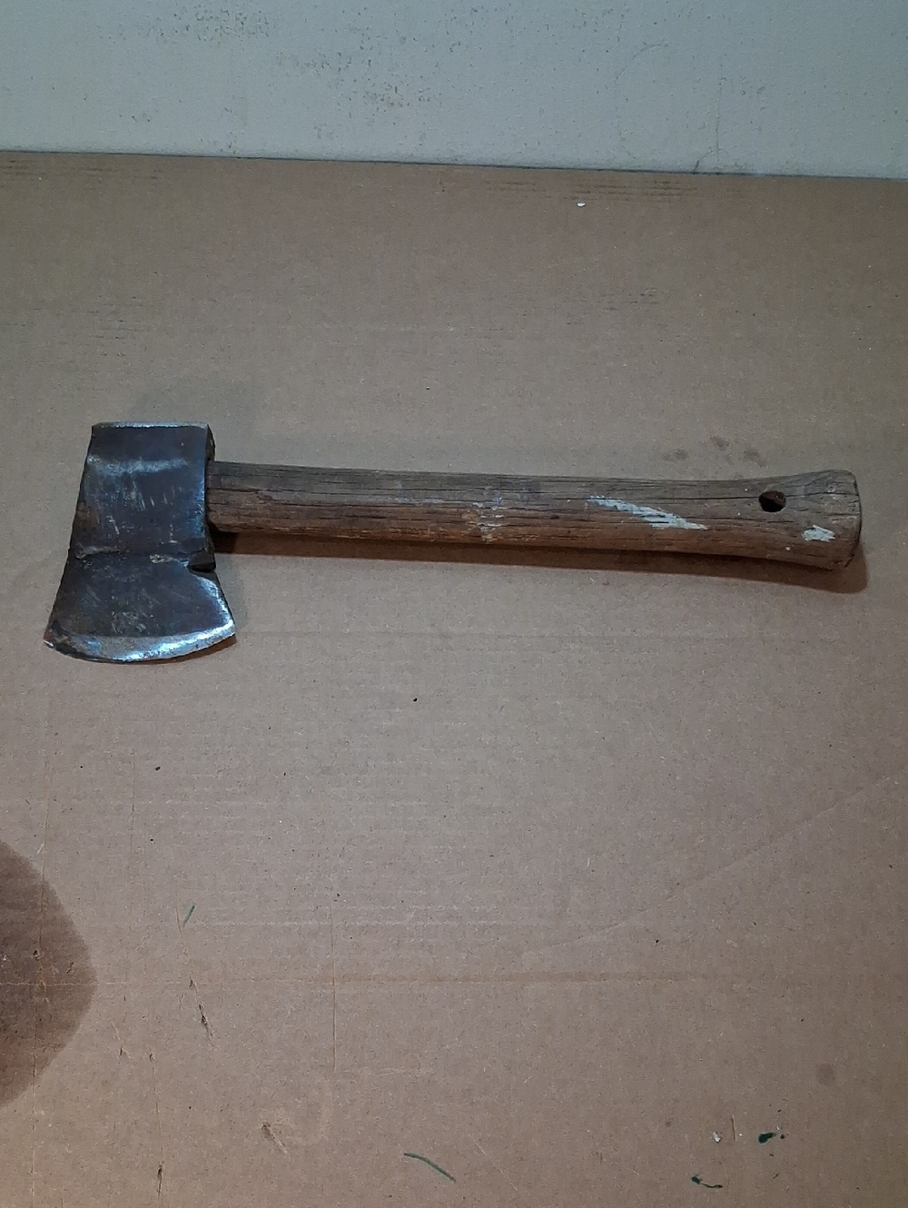 Vintage Hand Axe with Wooden Handle - Natural Wood Handle 2 1/2 Lb.